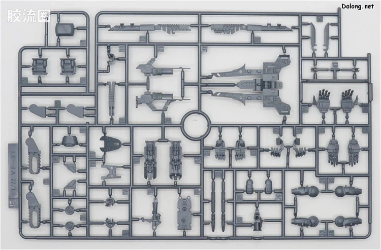 万代超时空要塞系列拼装模型 1比72 VF-31F 齐格飞/Lil Draken装备(疾风·因梅尔曼机) - 图片